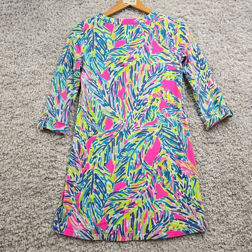 Lilly Pulitzer Womens Rossmore Shift Dress Size‎ S Pink Blue Print Resort Travel - Picture 8 of 12